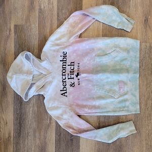 Girls abercrombie kids 11/12 tie dye ombre sweatshirt hoodie